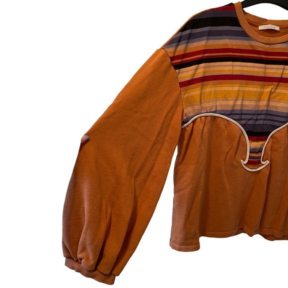 Western style sweater balloon sleeves - Picture 2 of 5